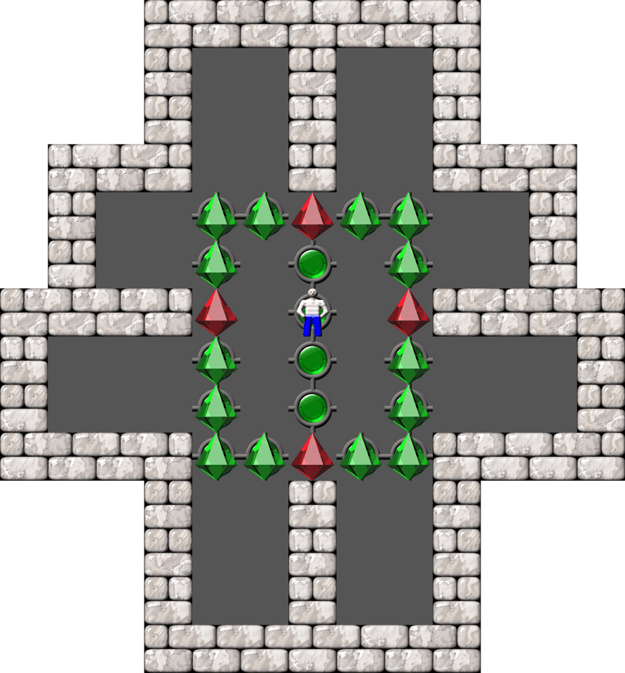 Sokoban Secundus gradus ad Olympo level 45